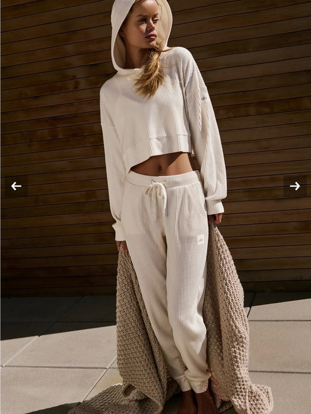 Alo | Muse Sweatpant - Ivory